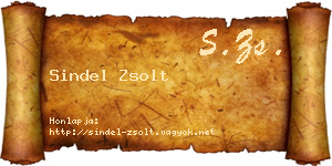 Sindel Zsolt névjegykártya
